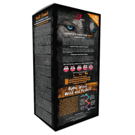 Alpha Spirit Multiprotein karma miękka dla psów 9 kg