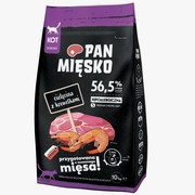 Pan Mięsko cielęcina z krewetkami dla kota S 10 kg