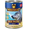 Wolfsblut Wild Pacific dorsz, halibut, sola i łosoś 395 g