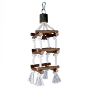 ZABAWKA DREWNIANA DLA PTAKÓW 34cm