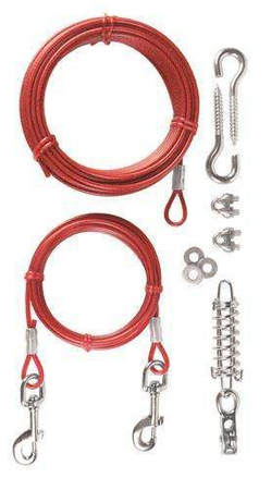 LINKA STALOWA Z AMORTYZATOREM 15m