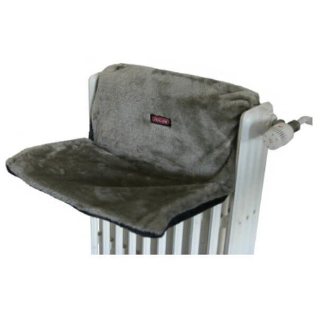 *- zolux hamak na kaloryfer dla kota earl grey 46x30x25 cm kol. szary