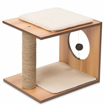 Drapak Catit Vesper V-Stool, 38 x 48 x 13 cm, orzechowy