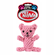 Pet Nova Zabawka dla psa Różowy miś sznurowy