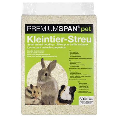 Premiumspan trociny ściółka dla gryzoni naturalne