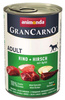 Animonda GranCarno Adult Rind Hirsch Apfel Wołowina, Jeleń + Jabłko puszka 400g