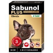 Dr. seidel - sabunol plus obroża przeciw kleszczom i pchłom dla psa 50 cm