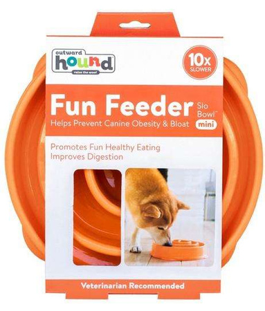 Outward hound fun feeder miska spowalniająca dla psa 20,5x23x6 cm