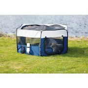 KOJEC PRZENOŚNY DLA MAŁYCH ZWIERZĄT 130x55cm GRANAT/SZARY