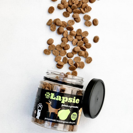 Łapsie jeleń z gruszką dla psa 300 g