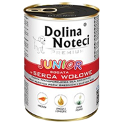 Dolina noteci premium junior serca wołowe 400g