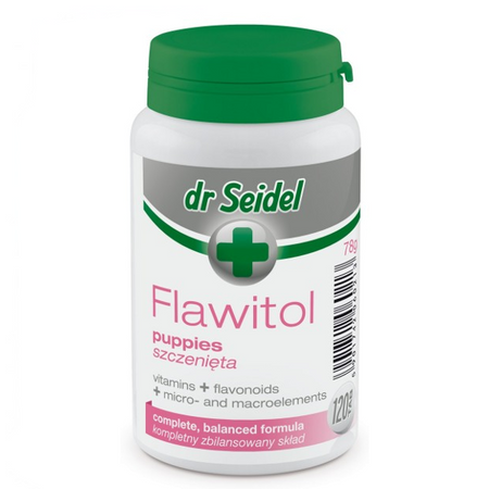 Dr seidel - flawitol dla szczeniąt 120 tabletek