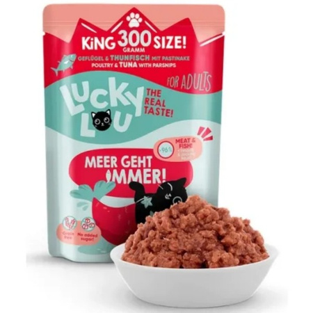 Lucky Lou Lifestage Adult Drób i tuńczyk saszetka 300 g