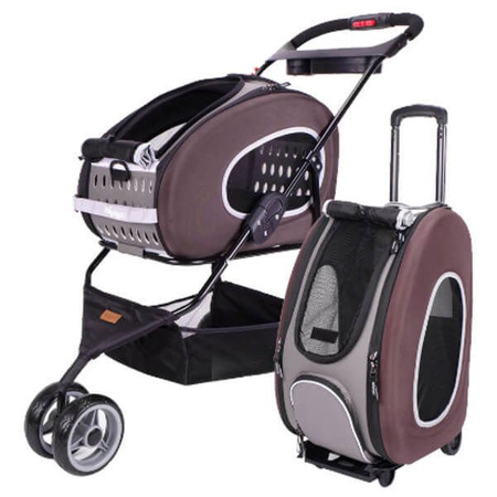 Wózek dla psa lub kota ibiyaya 5 funkcyjny 95x47x91 cm