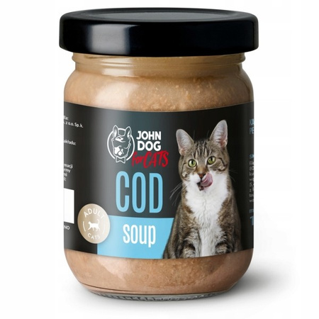 John Dog for Cats dorsz w sosie zupa 100 g