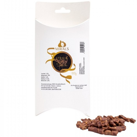 Mirals przysmaki treningowe z mięsa strusia 100 g