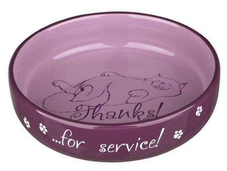 MISKA CERAMICZNA DLA KOTA, 0.3 l/o 15 cm