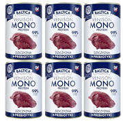 ZESTAW Baltica Nutraceutic dziczyzna z prebiotykami, 6 x 400 g