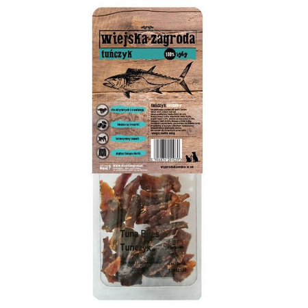 Wiejska zagroda suszony przysmak dla psa tuńczyk 80g