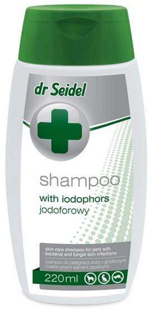 Dr seidel szampon Jodoforowy dla zwierząt 220ml