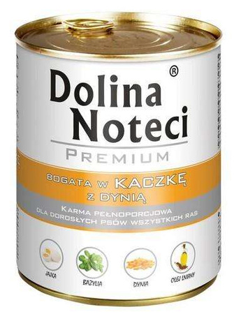 Dolina noteci premium kaczka z dynią 800g