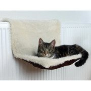 LEGOWISKO DLA KOTA NA KALORYFER 45 × 26 × 31 cm, KREMOWE