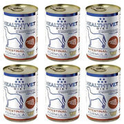 ZESTAW Healthy Vet Diet Pies Intestinal Formula puszka 6 x 400g