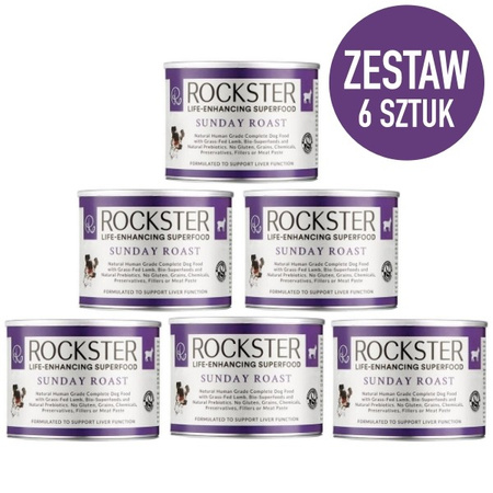 ZESTAW Rockster Superfood Sunday Roast 6 x 195 g