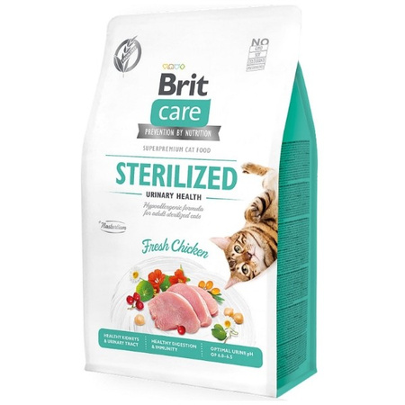Brit Care Cat Sterilized Urinary Health kurczak 400g