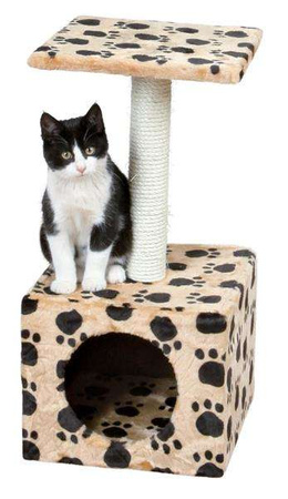 Drapak dla kota Zamora JUNIOR, 60cm, beż/łapki