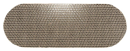 Drapak kartonowy z zabawkami, drewno/karton, z kocimiętką