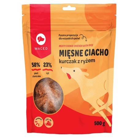 Maced Mięsne Ciacho kurczak z ryżem dla psa 500 g