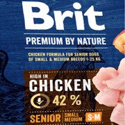 Brit premium by nature senior small + medium