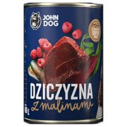 John Dog Berry Line dziczyzna z malinami 400 g, 800 g