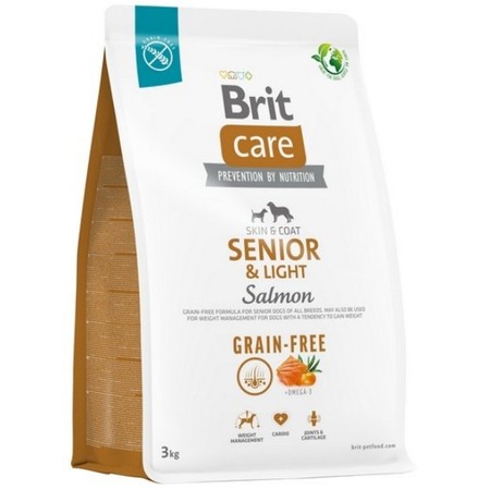 Brit Care Grain Free Senior & Light łosoś dla psa 3 kg