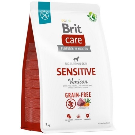 Brit Care Grain Free Sensitive dziczyzna dla psa 3 kg