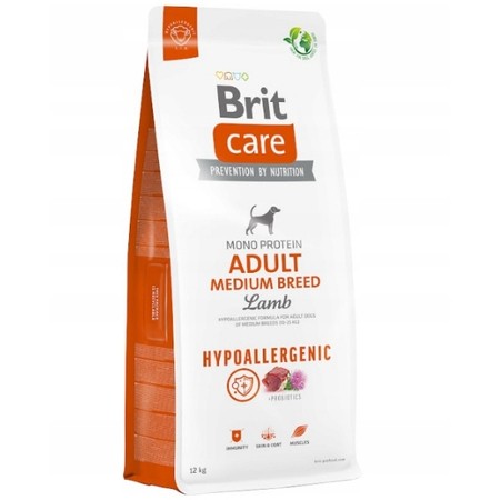 Brit Care Hypoallergenic Medium Breed jagnięcina dla psa 12 kg