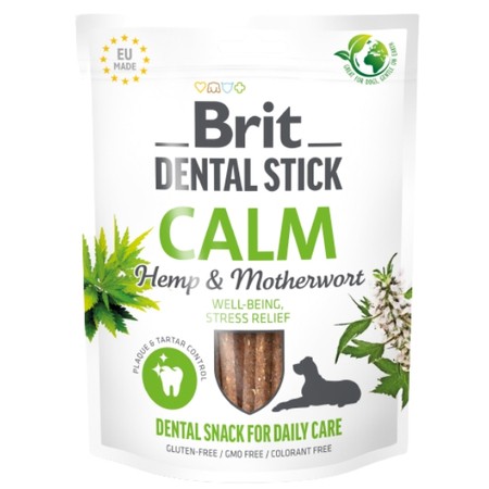 Brit Dental Stick Calm Hemp & Motherwort dla psa 7 szt. 251 g