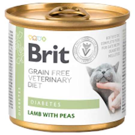 Brit Grain Free Veterinary Diets Diabetes dla kota 200 g