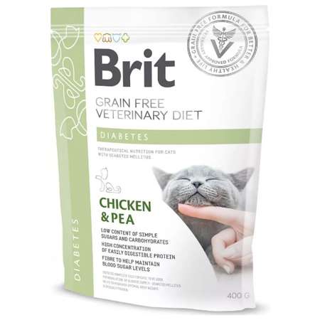 Brit Grain Free Veterinary Diets Diabetes dla kota 400 g