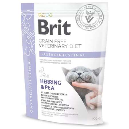 Brit Grain Free Veterinary Diets Gastrointestinal dla kota 400 g