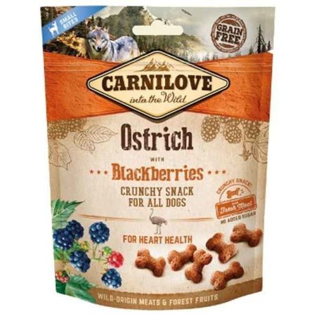 Carnilove crunchy snack ostrich & blackberries 200g