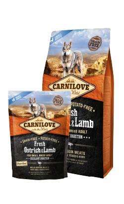 Carnilove fresh ostrich & lamb adult small