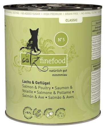 Catz Finefood Classic N.05 Łosoś i drób puszka