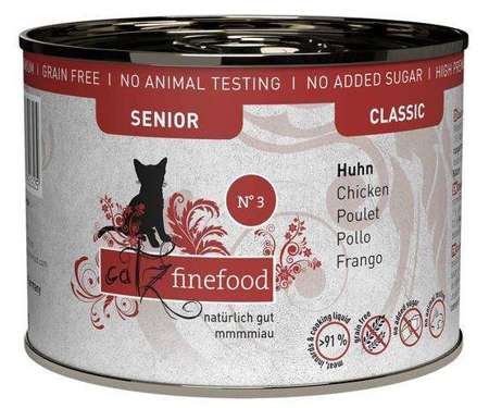 Catz Finefood Classic Senior N.03 Kurczak puszka 200g