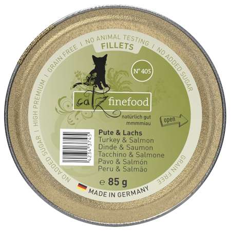 Catz Finefood Filety N. 405 Indyk/Kurczak/Łosoś 85 g