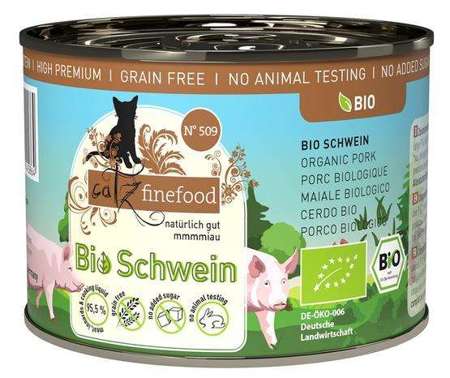 Catz finefood bio n. 509 wieprzowina 200 g