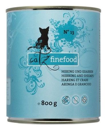 Catz finefood n.13 śledź i kraby puszka 800g