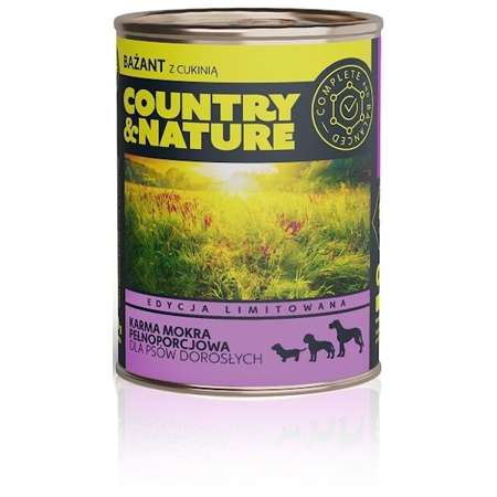 Country&Nature Bażant 84% z cukinią 400 g