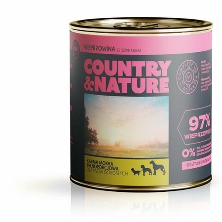 Country&Nature wieprzowina ze szpinakiem 850 g